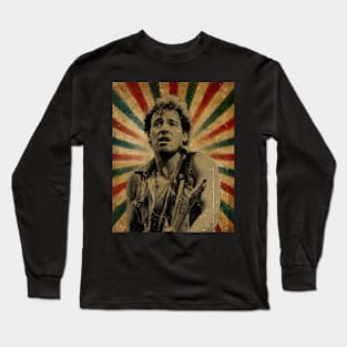 The Boss - Photo Vintage Retro Look Fan Design Long Sleeve T-Shirt